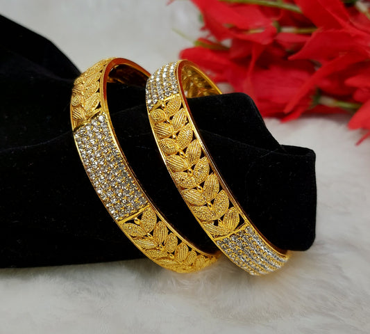 Gold Plated Bangle Set