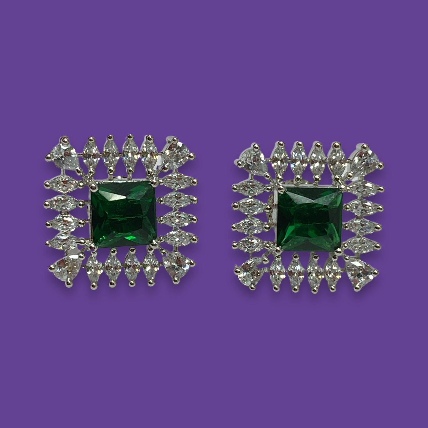 Cubic Zirconia Diamond Stud