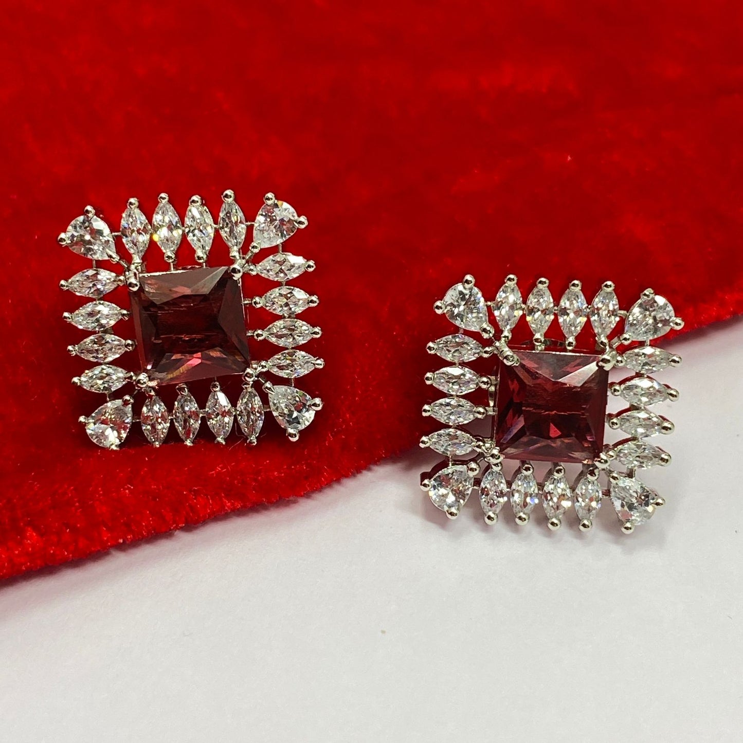 Cubic Zirconia Diamond Stud