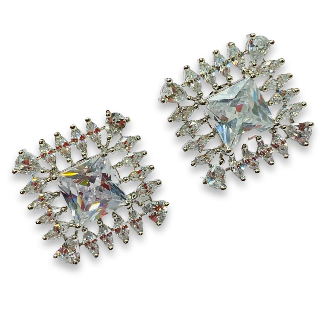 Cubic Zirconia Diamond Stud