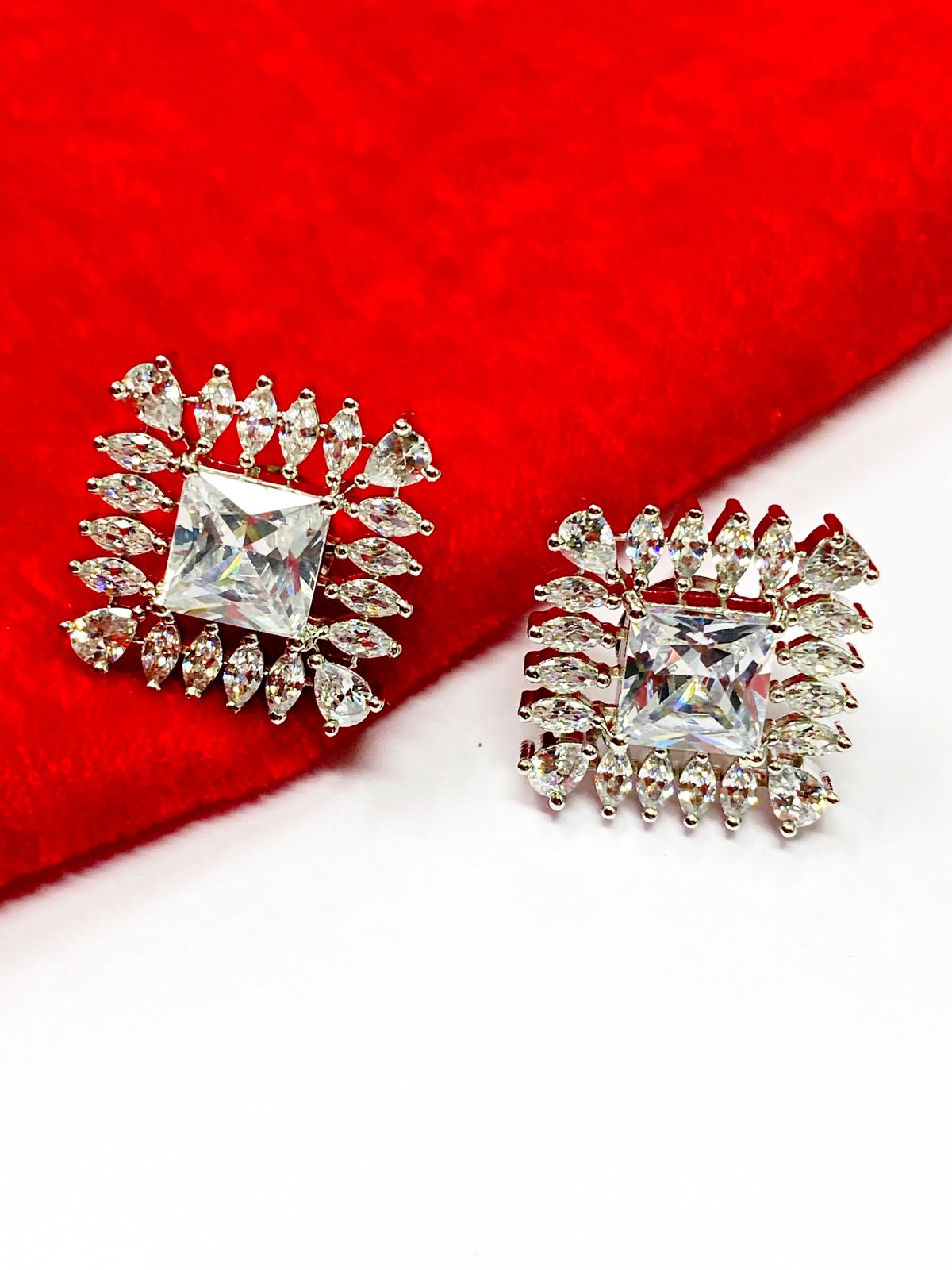 Cubic Zirconia Diamond Stud