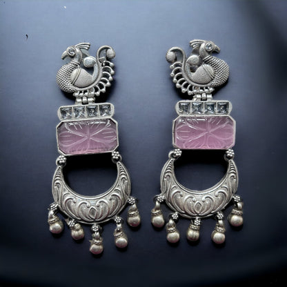 German Silver Dangler Earrings