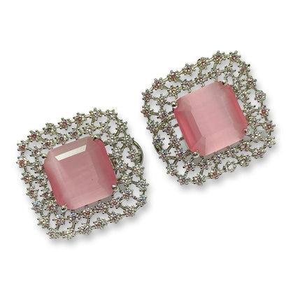 Cubic Zirconia Stud Earrings