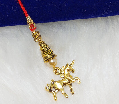 Horse Pendant Bhabhi Lumba Rakhi