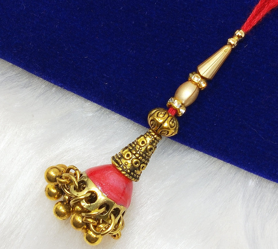 Red Meenakari Work Lumba