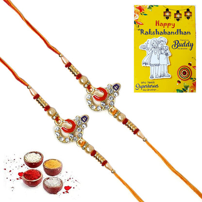 AD Shivling OM Pendant Rakhi