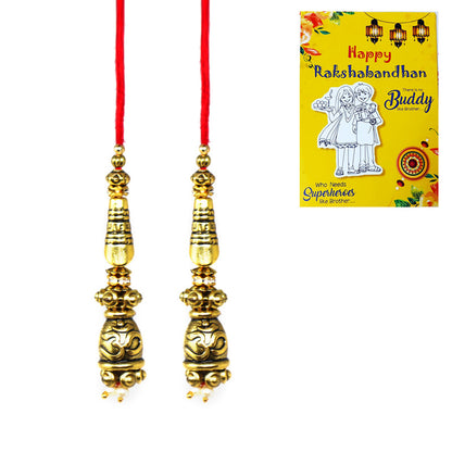 Ghant Pendant Bhabhi Lumba Rakhi