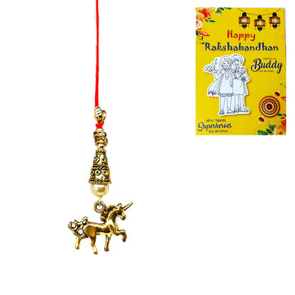 Horse Pendant Bhabhi Lumba Rakhi