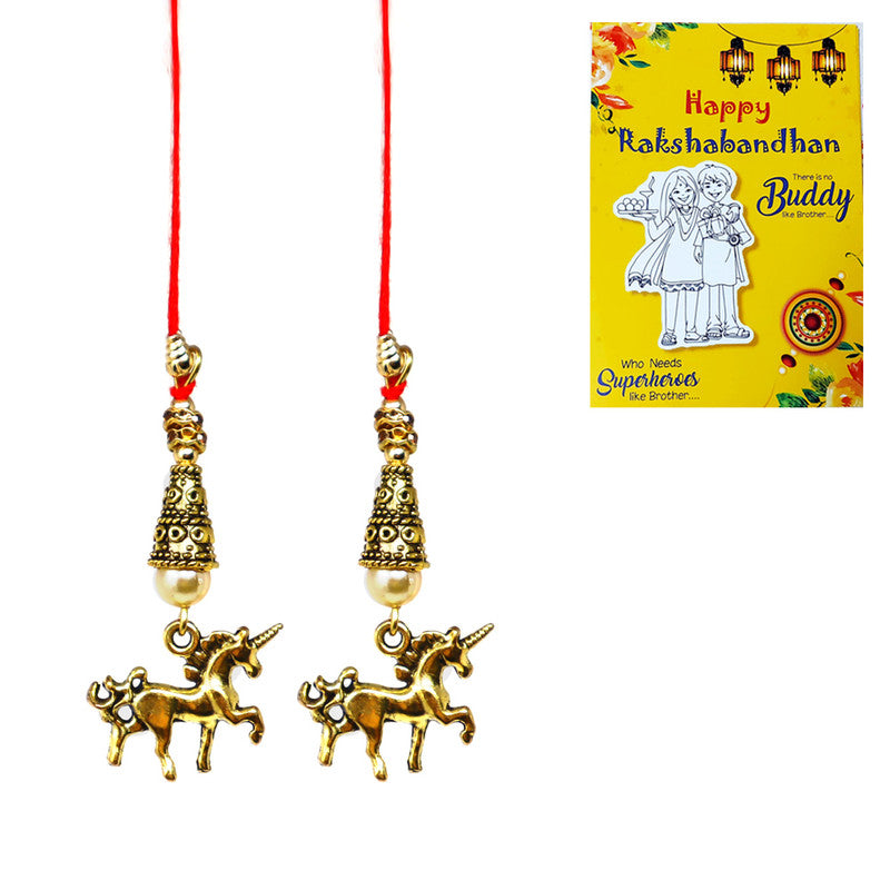 Horse Pendant Bhabhi Lumba Rakhi