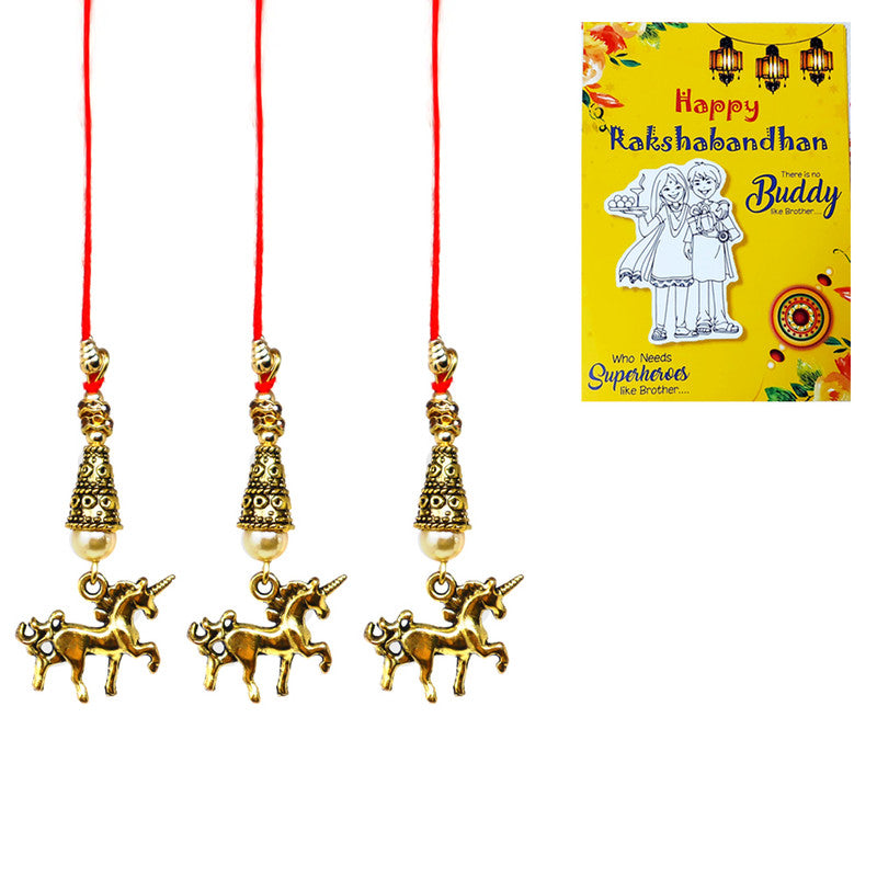 Horse Pendant Bhabhi Lumba Rakhi