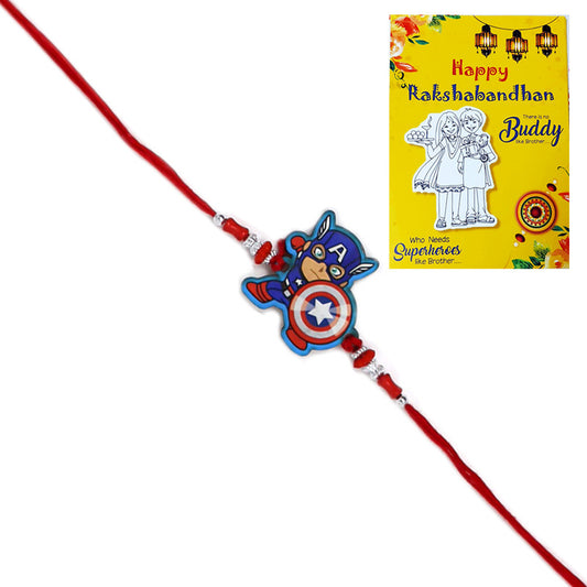 Captain America Rakhi I Rakhi for Kids