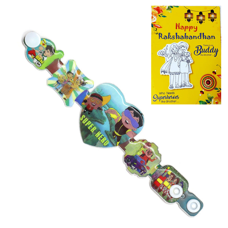 Super Hero Raju Handbelt Rakhi I Rakhi for Kids