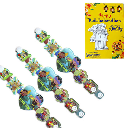 Super Hero Raju Handbelt Rakhi I Rakhi for Kids