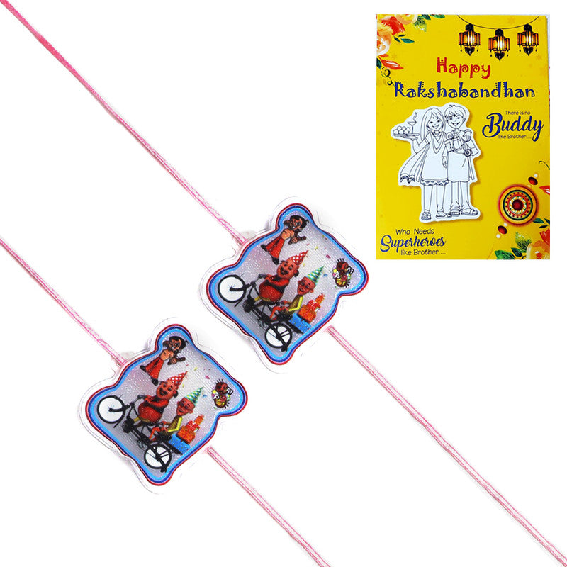 Motu Patlu Cycle Kids Rakhi I Rakhi for Kids