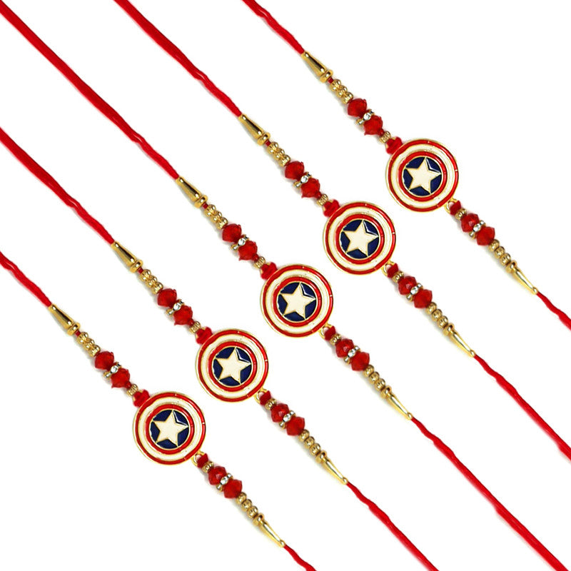 Captain America Logo Rakhi I Rakhi for Kids