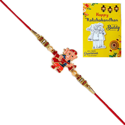 Guitar Wala Ganesha Rakhi I Rakhi for Kids