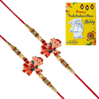 Guitar Wala Ganesha Rakhi I Rakhi for Kids