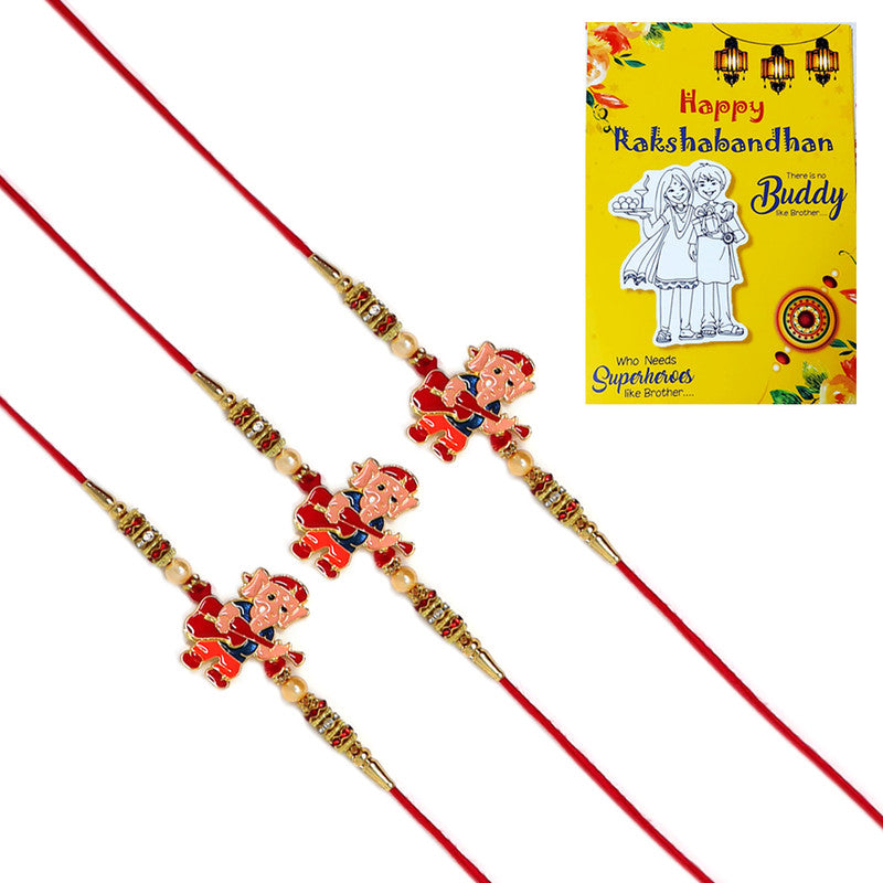 Guitar Wala Ganesha Rakhi I Rakhi for Kids