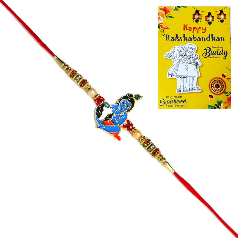 Little Krishna Makhan Chor Rakhi I Rakhi for Kids