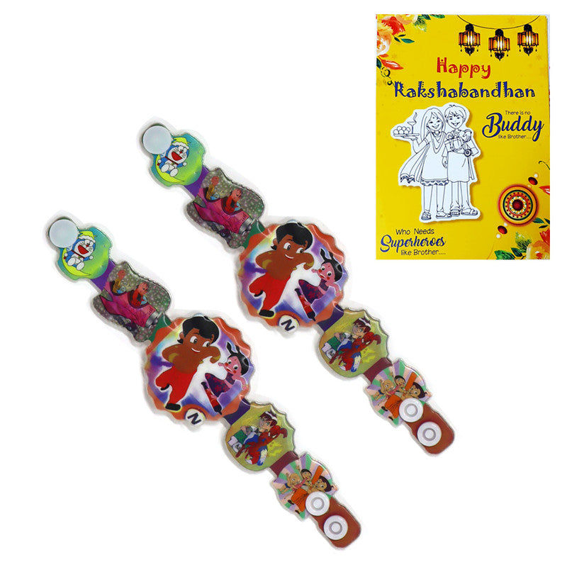 Chota Bheem Chutki Doremon Spiderman Kids Rakhi I Rakhi for Kids