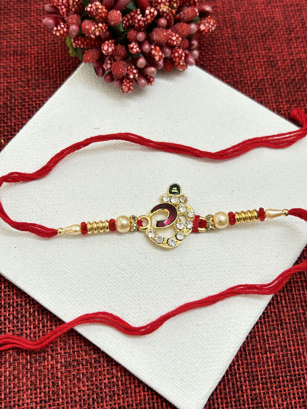 AD Shivling OM Pendant Rakhi