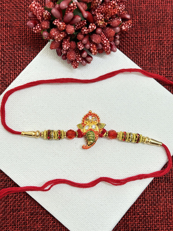 Ganesh Ridraksh AD Pendant Rakhi | Rakhi for Brother