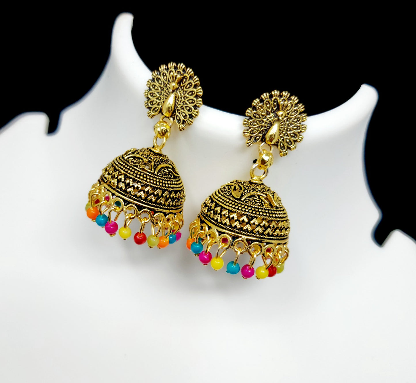 Gold Plated Jhumkhi Earrings