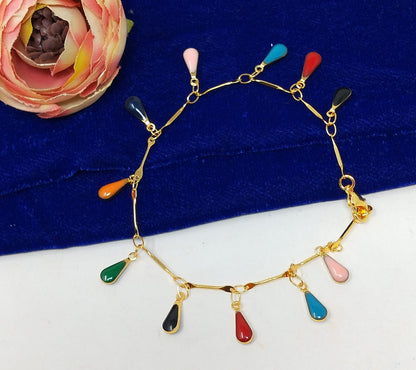 Delicate Gold Plated Beaded  Bracelets