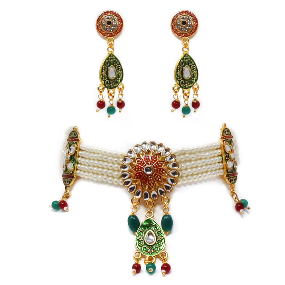 Rajputi Choker Jewelry Set