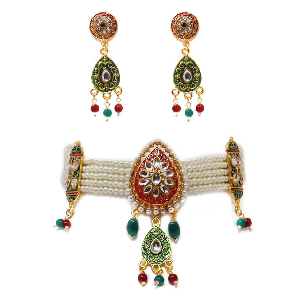 Rajputi Choker Jewelry Set