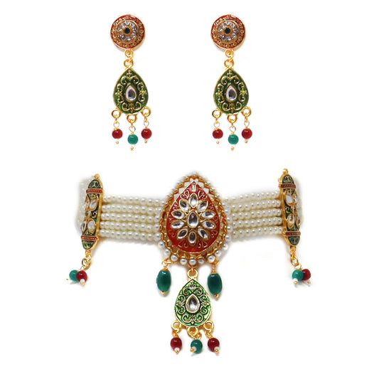 Rajputi Choker Jewelry Set