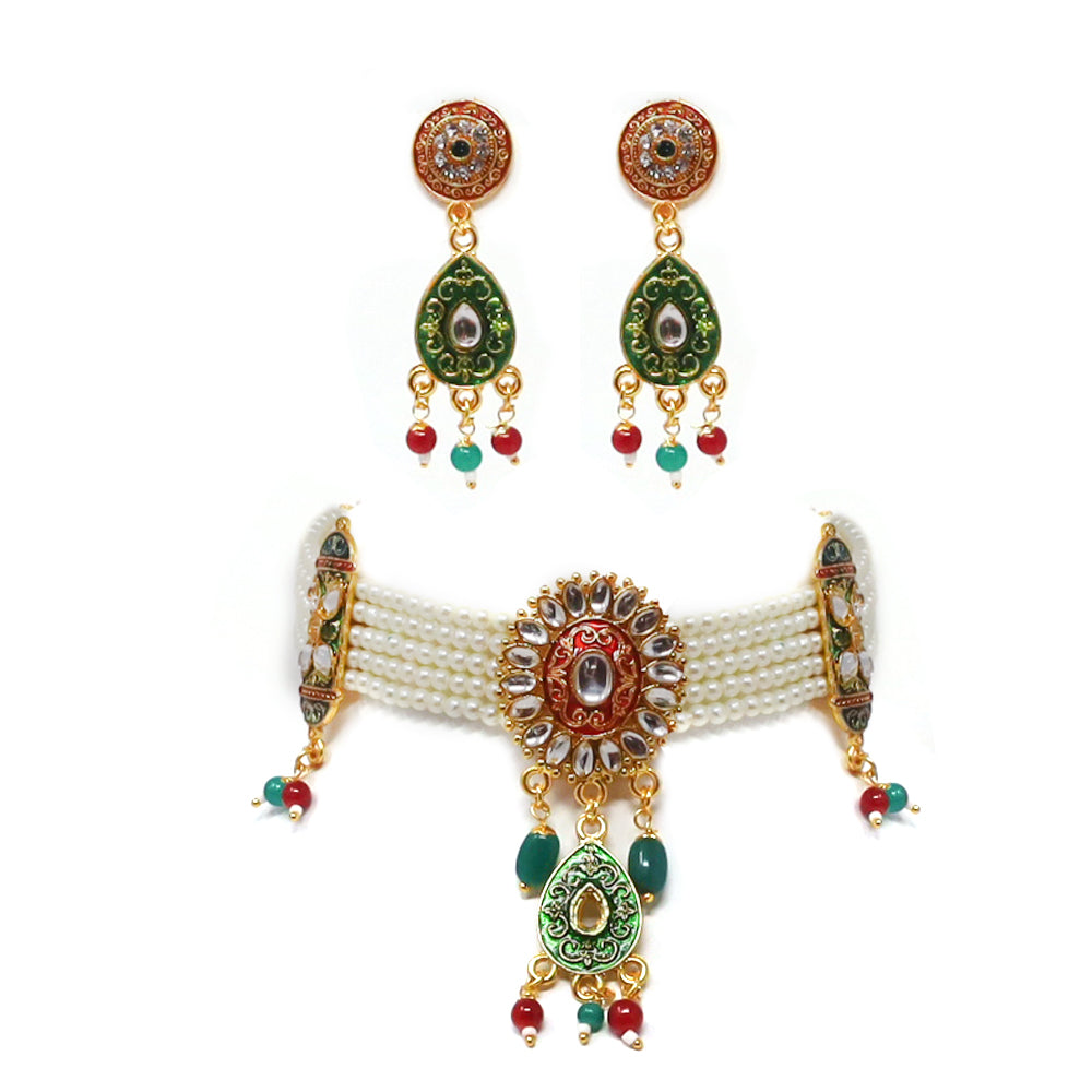 Rajputi Choker Jewelry Set