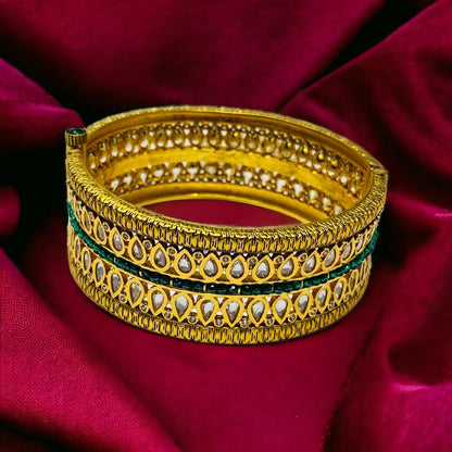 Heritage Traditional Kundan Kada