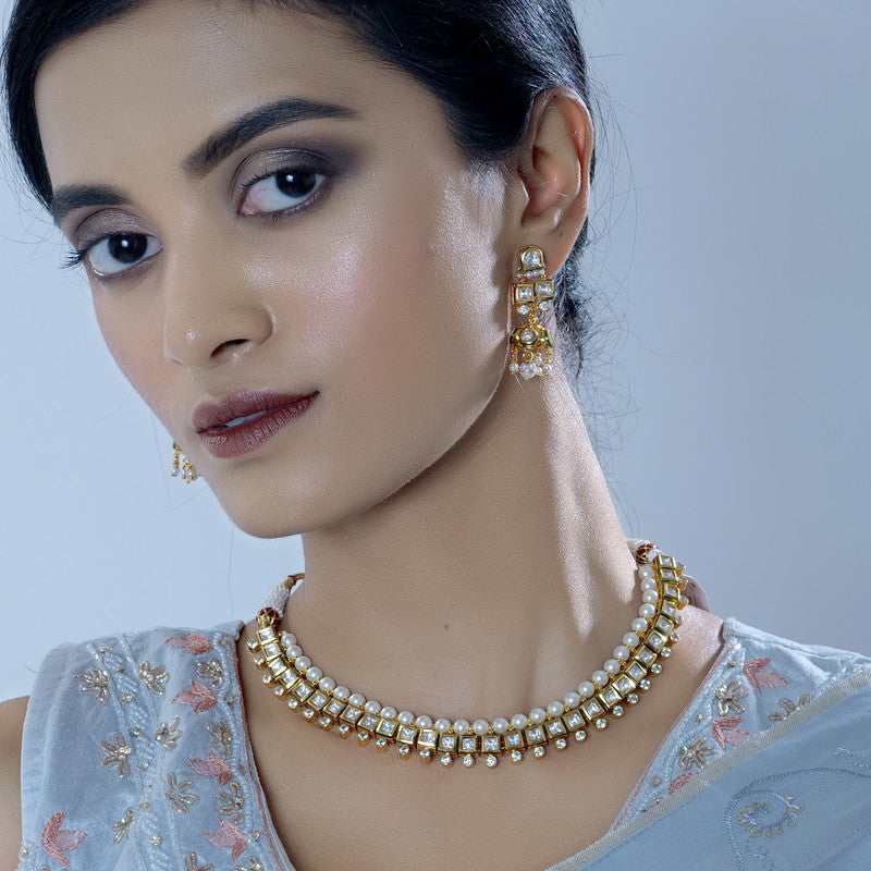 Radiant Ethnic Kundan Jewelry Set