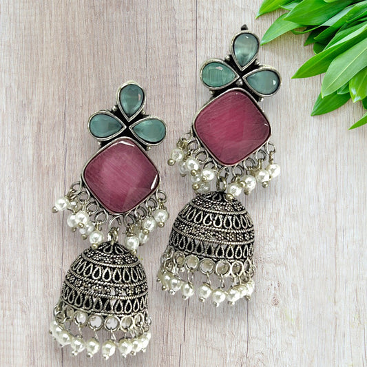 Classic Dangle Jhumka Earrings: Antique Glam