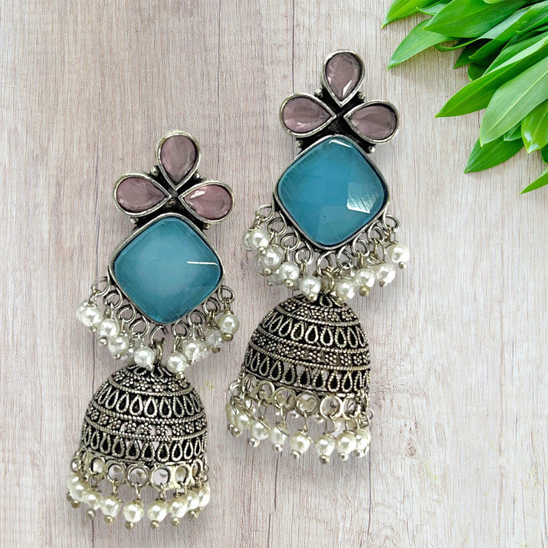 Timeless Jhumka Silver Earrings: Refined Style