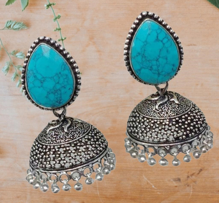 German Silver Oxidized Earrings: Enhance Your Look with Timeless Elegance