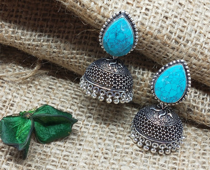 German Silver Oxidized Earrings: Enhance Your Look with Timeless Elegance