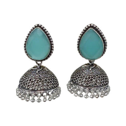 German Silver Oxidized Earrings: Exquisite Craftsmanship and Style