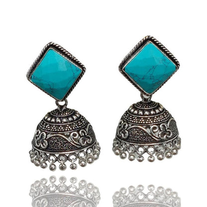 Trendy Jhumka Accessories: Oxidized Earrings